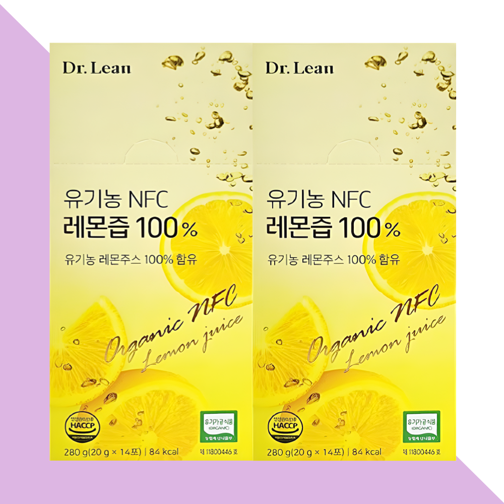 닥터린 레몬즙 레몬수 유기농 NFC 14포X2박스 - 메인 이미지