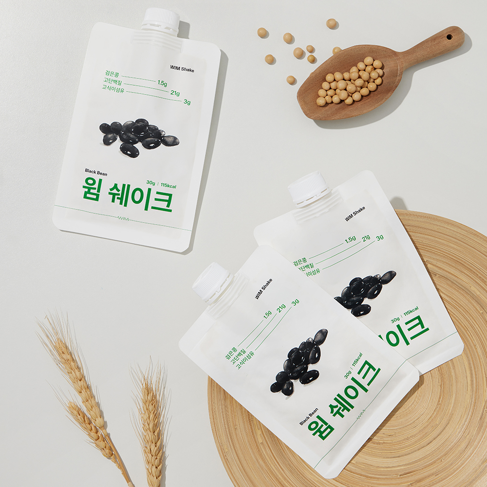[내과전문의 설계] 저당 저탄수 고단백 윔쉐이크 검은콩, 30g, 5개 제품 이미지
