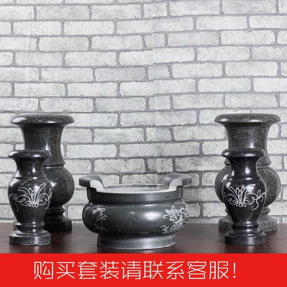 묘지 화병 대리석 꽃병 산소 성묘 석재 벌초 납골당 - 상세 이미지 4