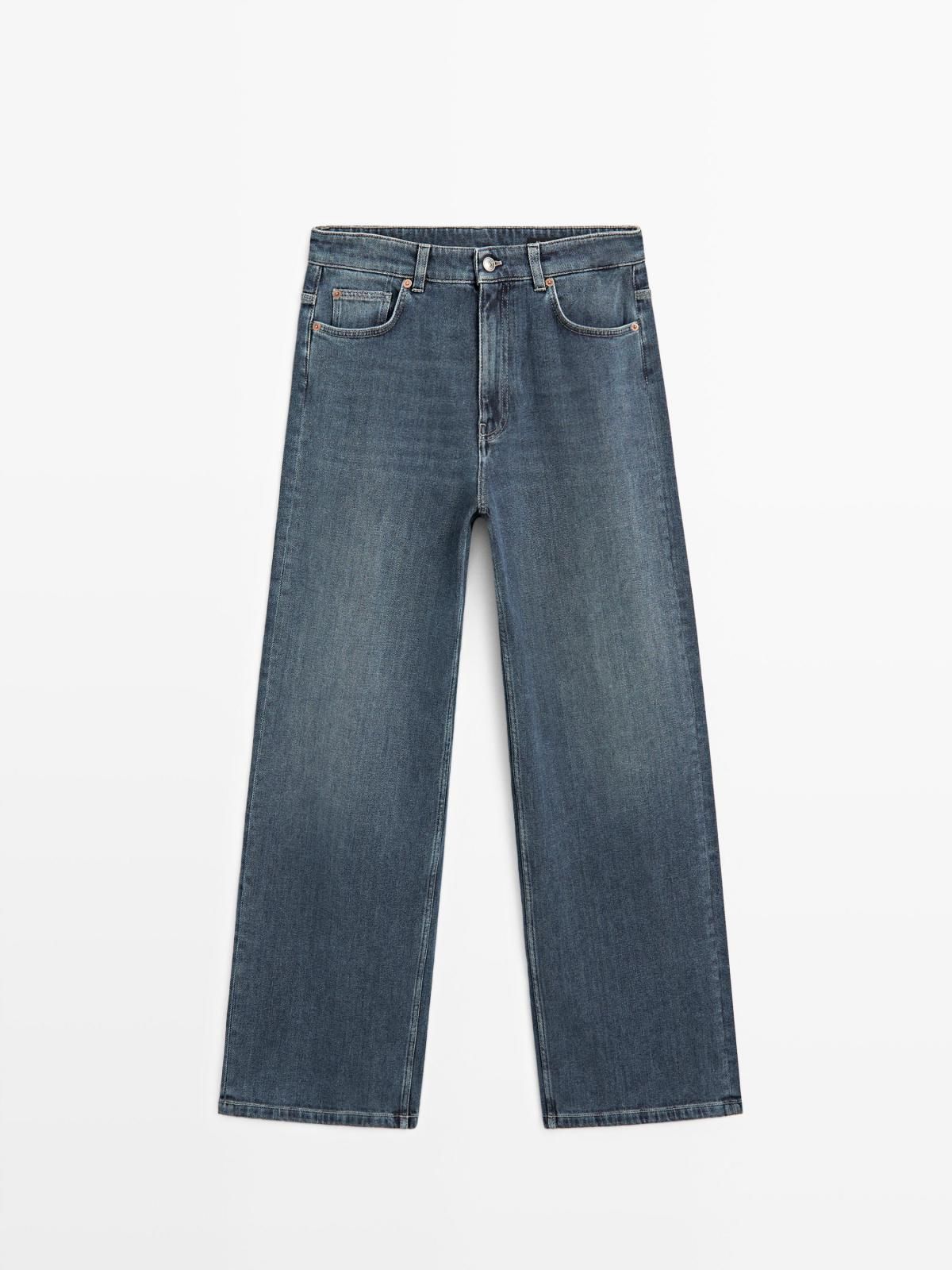 마시모두띠 와이드핏 미드웨이스트 데님 청바지 5010/610 MEDIUM BLUE - 상세 이미지 5