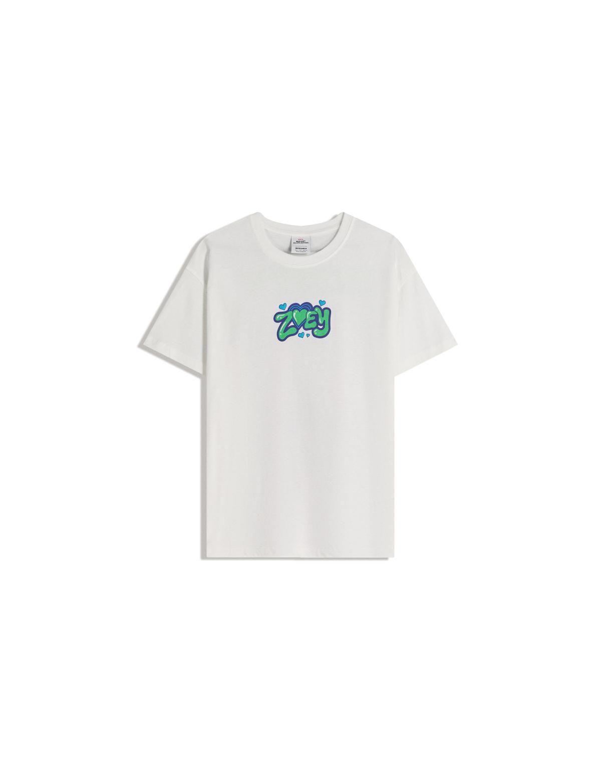 버쉬카 K팝 데몬헌터스 프린트 반팔 티셔츠 0877/256 OFF WHITE - 상세 이미지 2