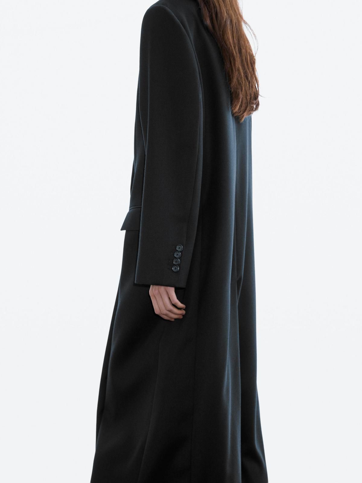 마시모두띠 클래식 더블브레스트 롱 울코트 6470/760 BLACK - 상세 이미지 5