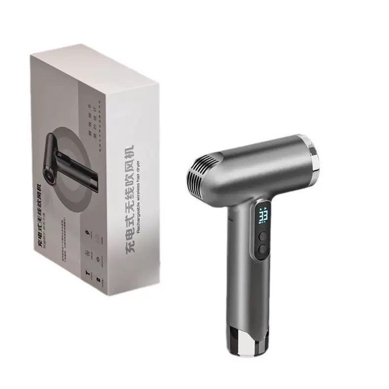 USB 무선 충전 미니 헤어드라이어 호텔 휴대용 접이식 전문가용 항공모터 여행용 저소음 - 상세 이미지 4