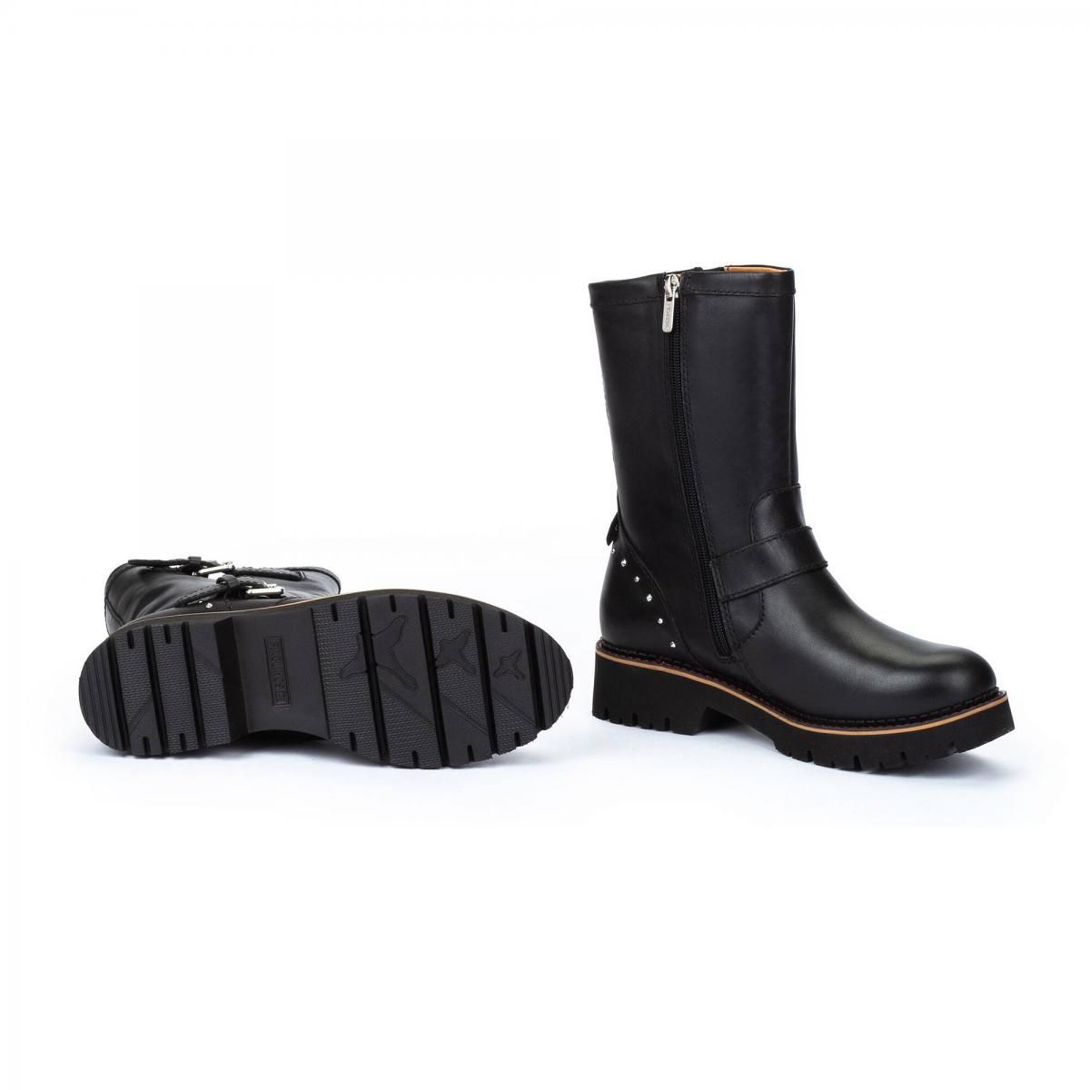 피콜리노스 바이커 스타일 앵클 부츠 VICAR W6S-N9741 BLACK - 상세 이미지 5