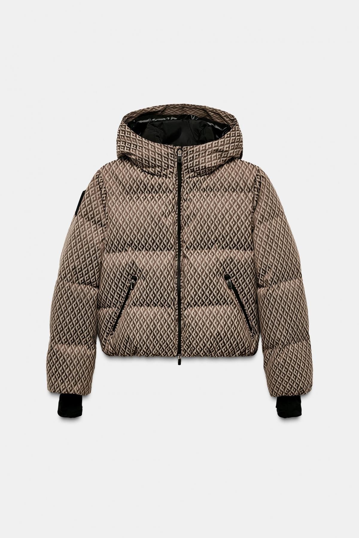 자라 테크니컬 방수 방풍 패딩 스키 재킷 8073/024 BEIGE-BROWN - 메인 이미지