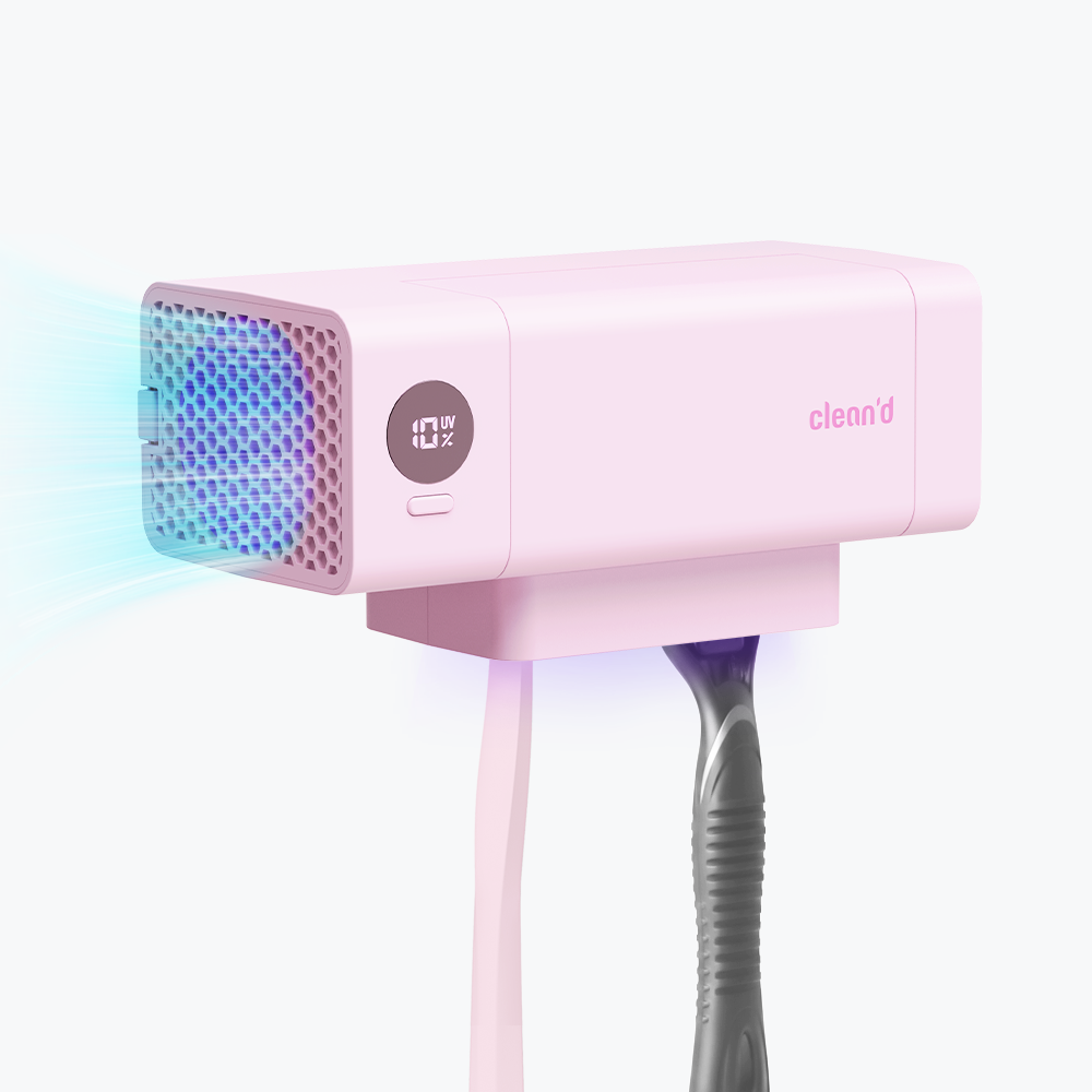 클린디 가정용 무선 2인용 칫솔살균기 트윈디 CL-406 핑크 제품 이미지