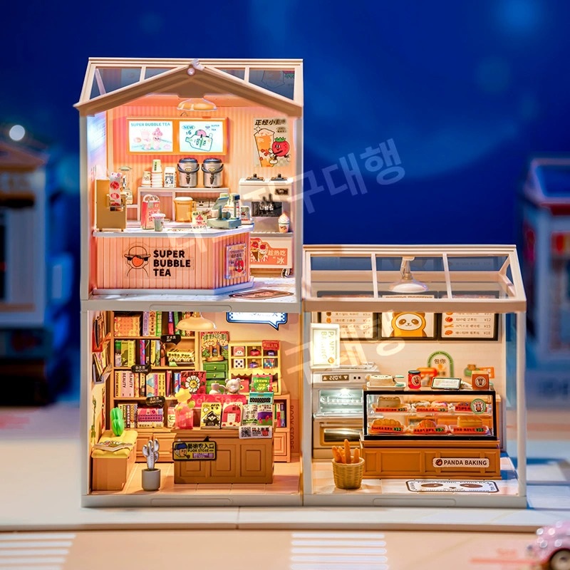 로라이프 만들기 하우스 DIY 입체 미니어쳐 조립 선물 미니어처하우스 입체퍼즐 로보타임 - 상품 이미지