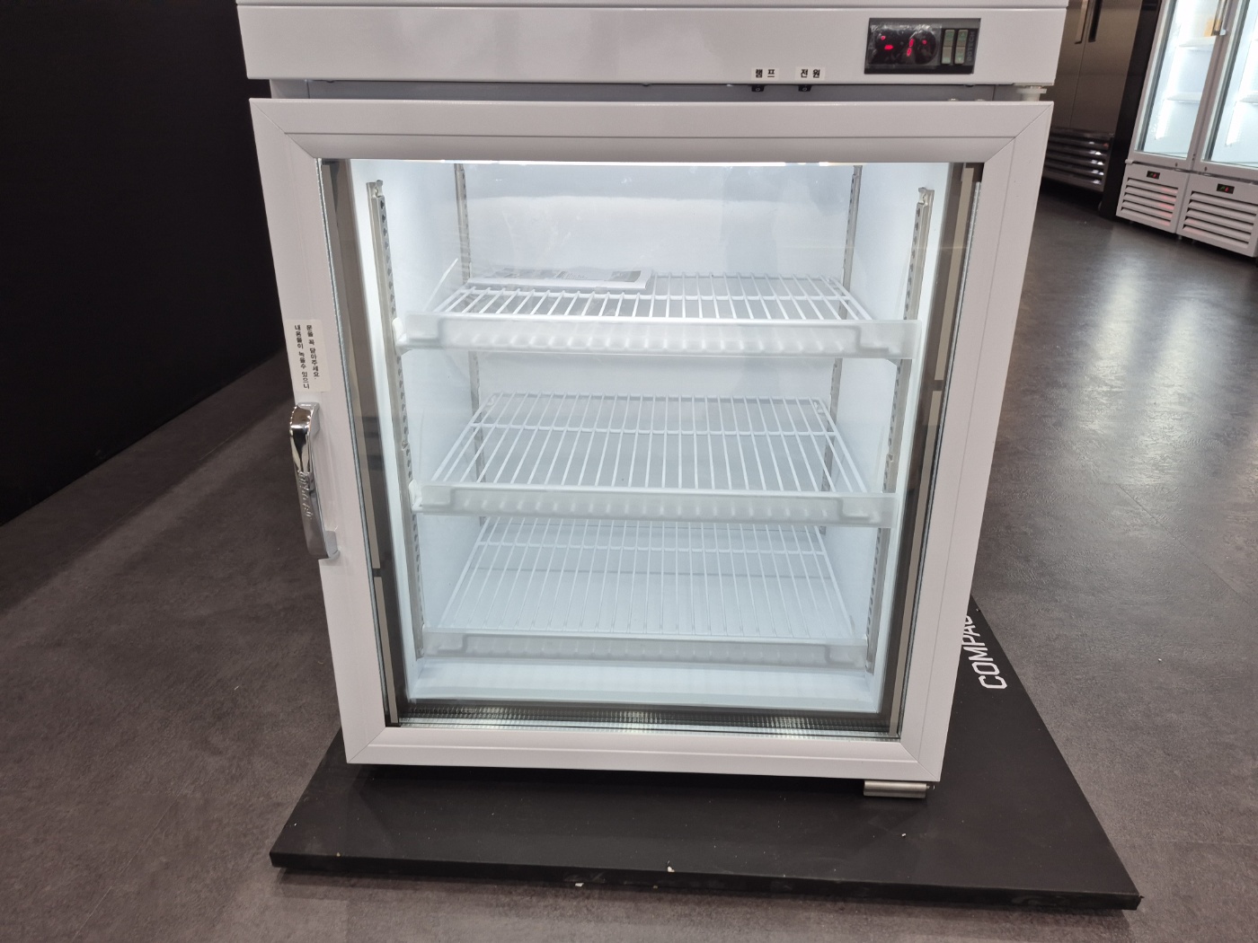 냉동쇼케이스 미니 아이스크림 구슬 소형 사각 편의점 카페 120L 터보에어 FS-120F - 상세 이미지 4