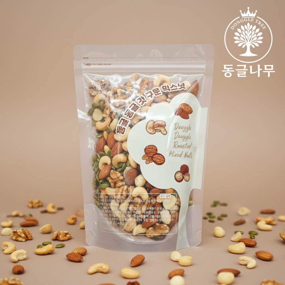 동글나무 갓 구운 견과류 믹스넛 프리미엄 하루견과 임산부 믹스너트 500g
