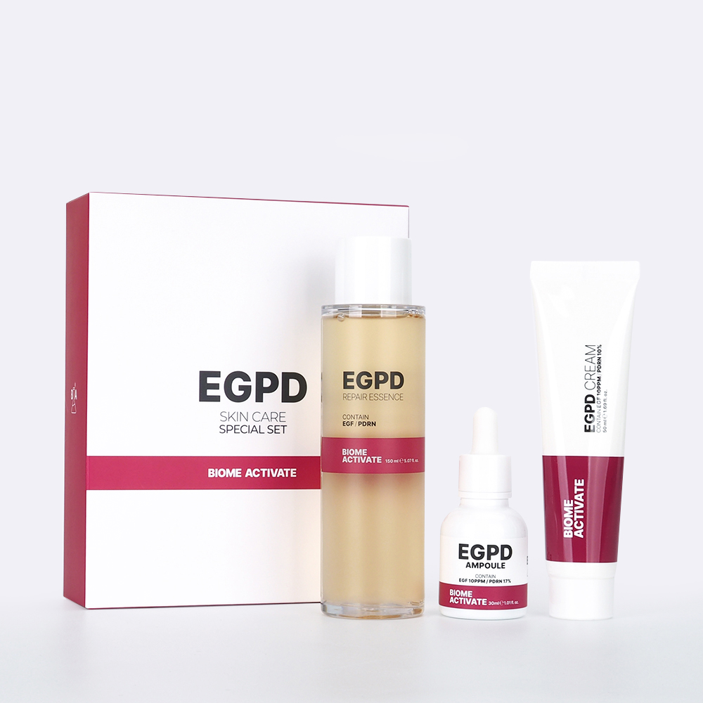 [바액] EGPD 3종 세트 /EGF 10ppm(배합한도 최대함량) PDRN 피부결개선 장벽강화 집중탄력