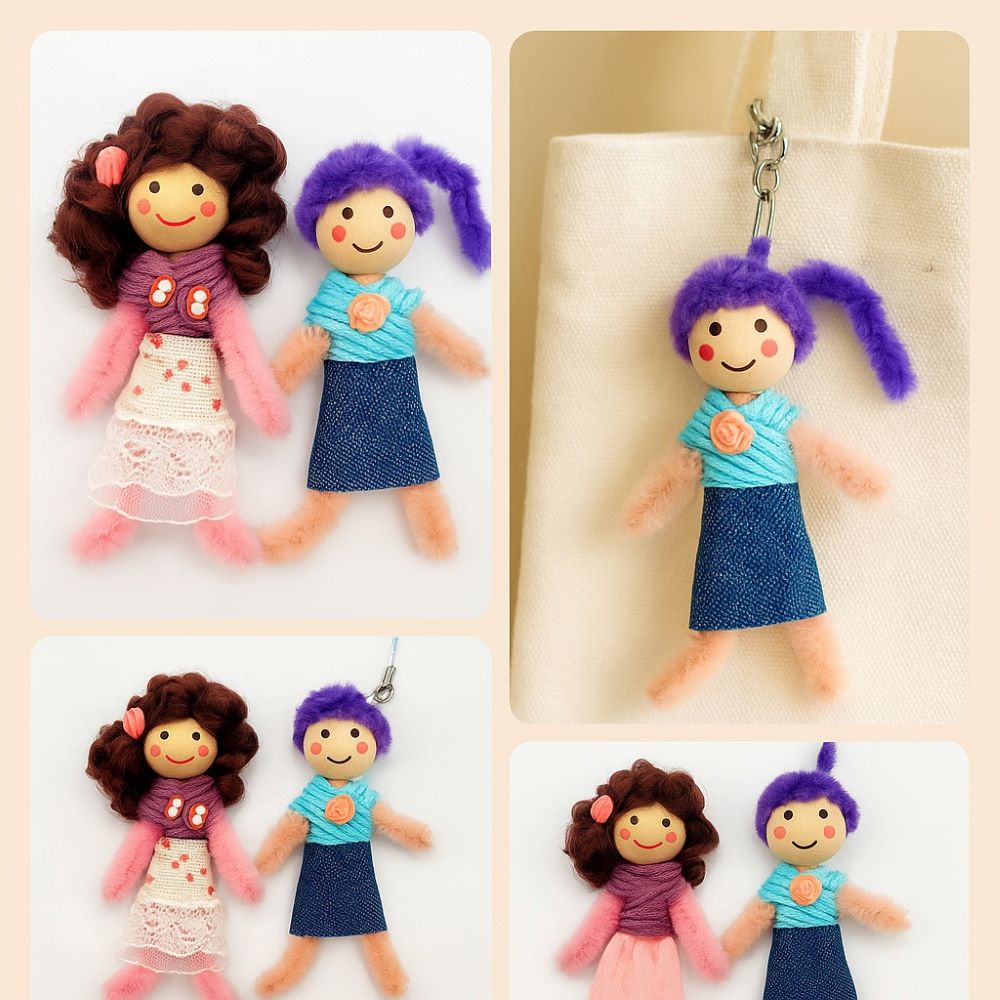 꼬마 모루 인형 & 친구 만들기 DIY 키트 - 상세 이미지 3