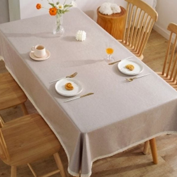 모던 사각 식탁보 발수 방수 식탁보 140x220cm 테이블보 주방 오트밀