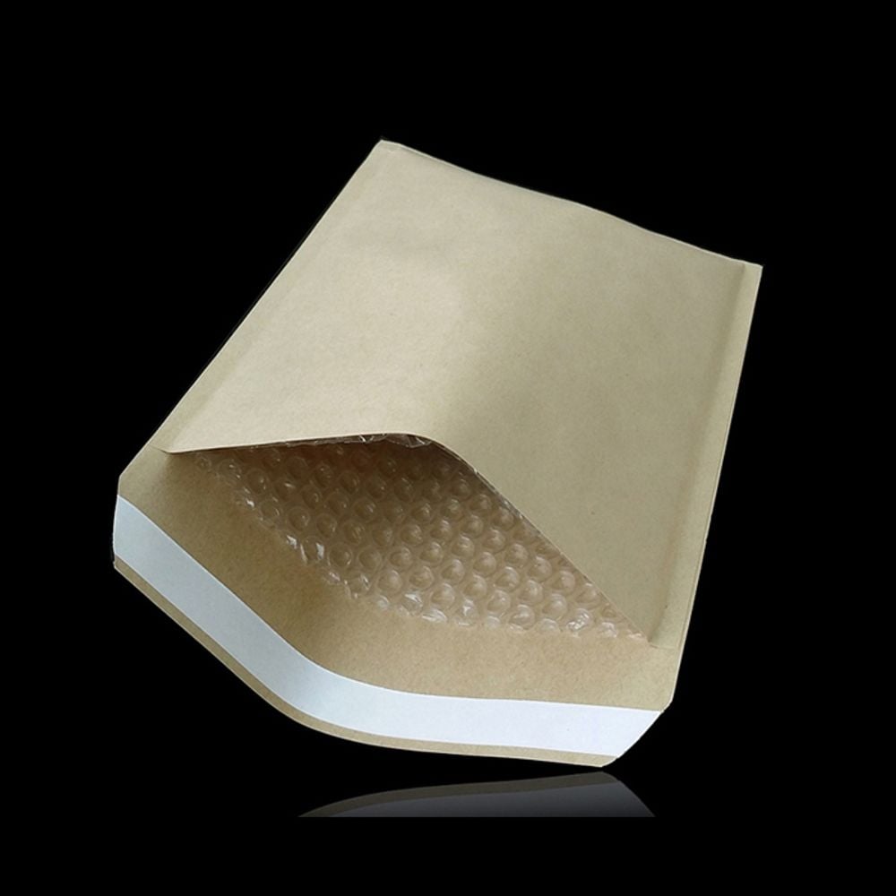 크라프트 안전봉투 택배봉투 18.5X23cm+4cm 100매 - 상품 이미지