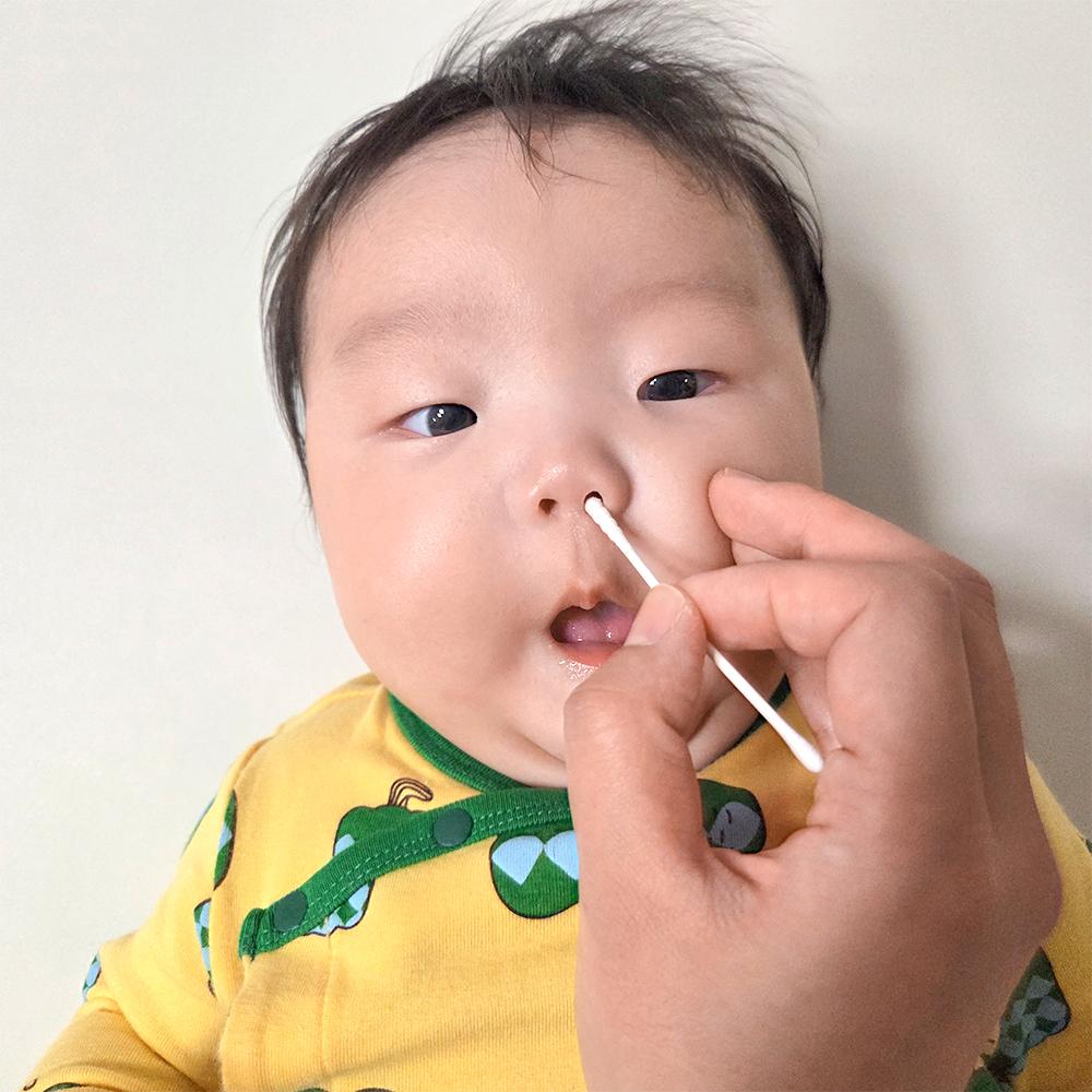 뉴코코맘 국산 신생아면봉 90EA 멸균 아기 귀청소 면봉 개별포장