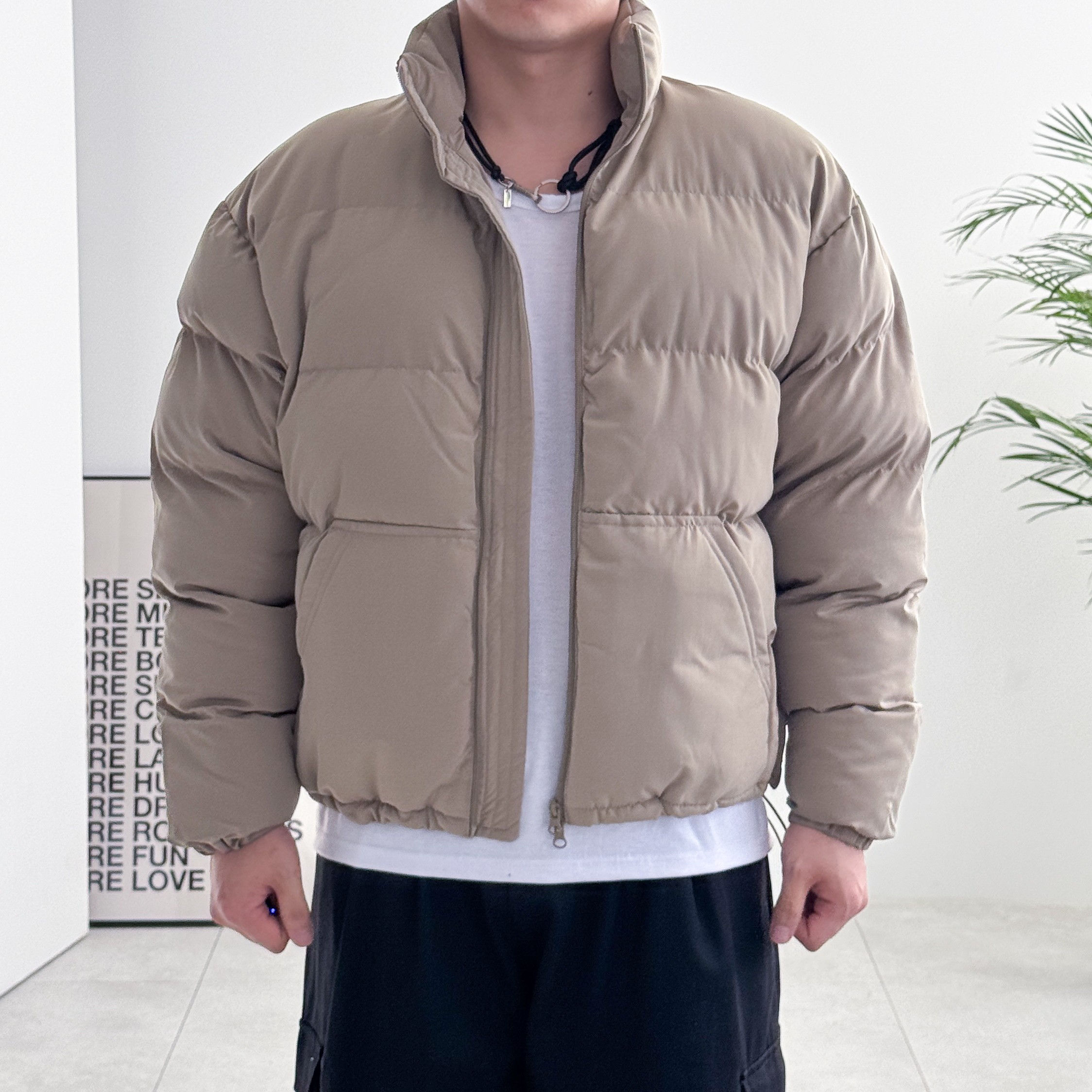 남자숏패딩 웰론패딩 푸파 - 상세 이미지 3