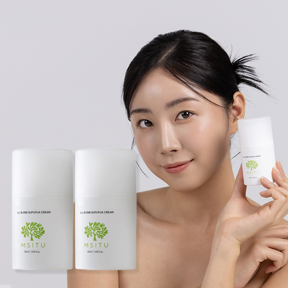 므시뚜 올인원 쿠푸푸아 세라마이드 크림 아이 넥 페이스 토탈케어 3in1 50ml, 2개 - 메인 이미지