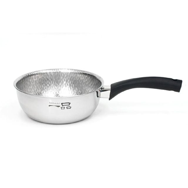 키친아트 궁중팬 웍팬 인덕션 후라이팬 통5중 18cm - 메인 이미지