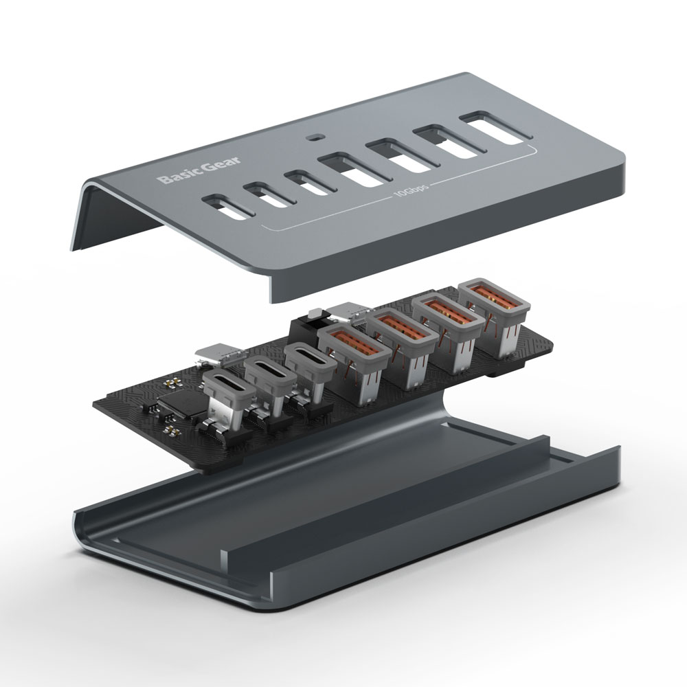 USB 3.2 C타입 7in1 버티컬 멀티 허브 이미지 3