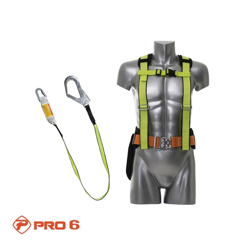 PRO6 상체식벨트 TA-13 13호 형광 적훅 - 메인 이미지