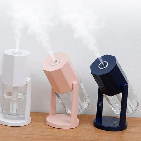 휴대용 미니 가습기 각도 무드 가습기 책상용 건조