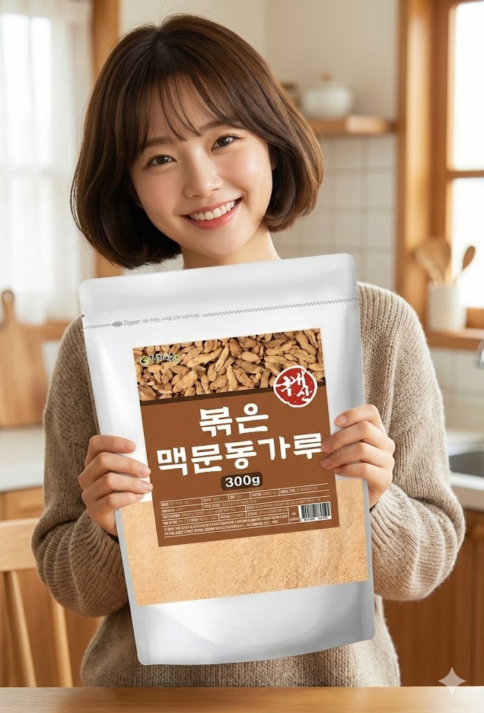 국내산 볶은 맥문동 분말 300g - 상품 이미지