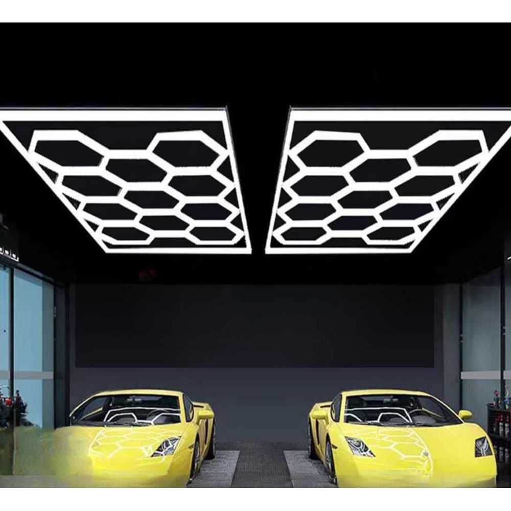 벌집 조명 세차장 헥사 패널 라이트 공간 조명 연출 A형 780W(2.4x4.8m) - 상세 이미지 2