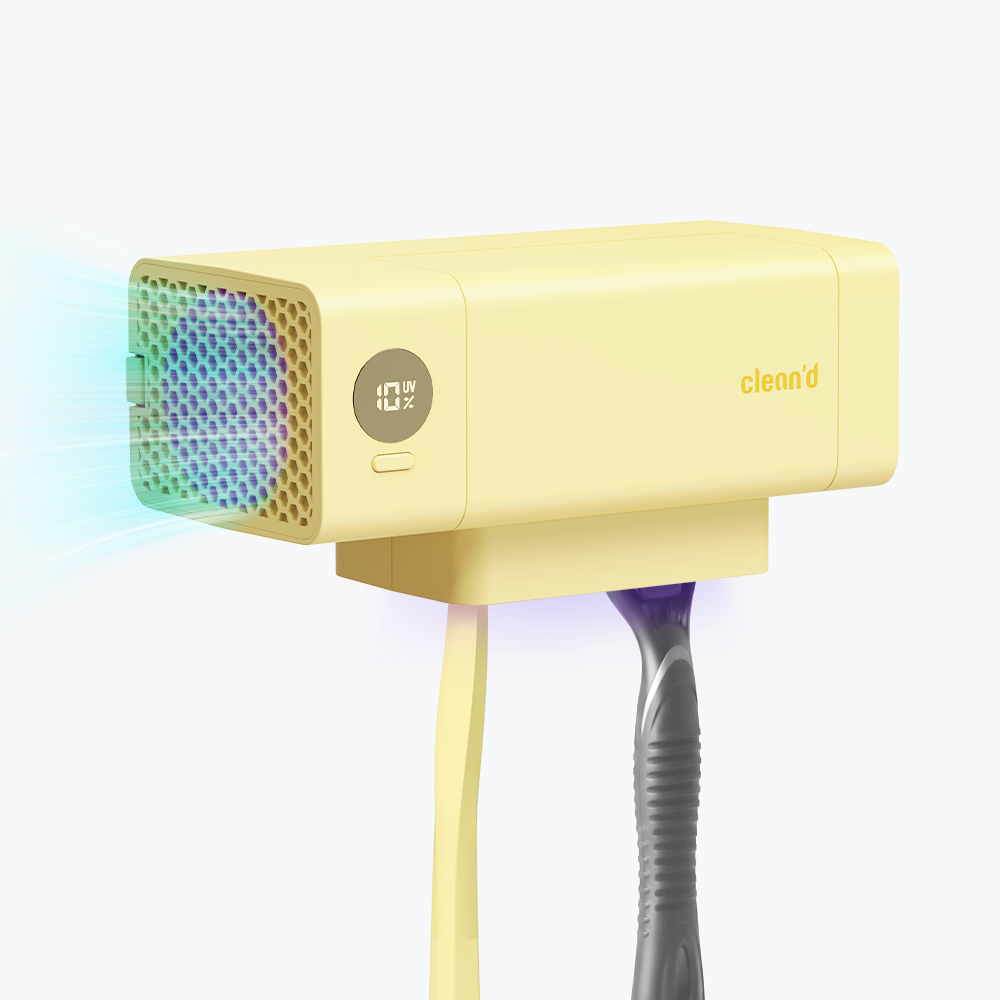 클린디 가정용 무선 2인용 칫솔살균기 트윈디 CL-406 옐로우 제품 이미지