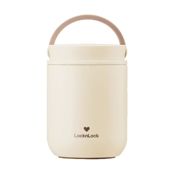 락앤락 이유식 푸드자 보온도시락 300ml 죽통 베이지 - 상품 이미지