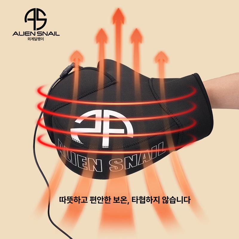 방한 열선토시 겨울 오토바이 USB 발열장갑 방수 - 상세 이미지 5