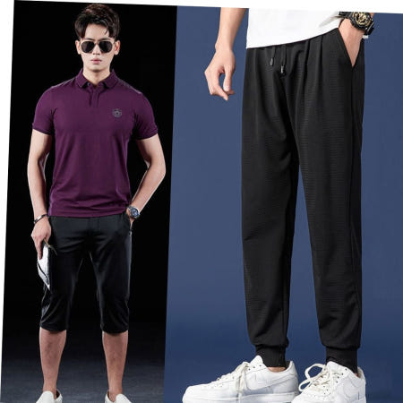 메쉬 남자여름바지 조거팬츠 쿨팬츠 긴바지 남성등산