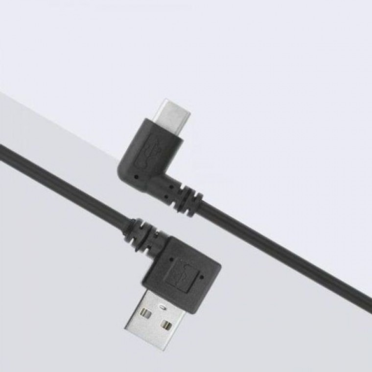 Coms USB 3.1 케이블 C타입 스프링 타입 A(M)우향 - 상품 이미지