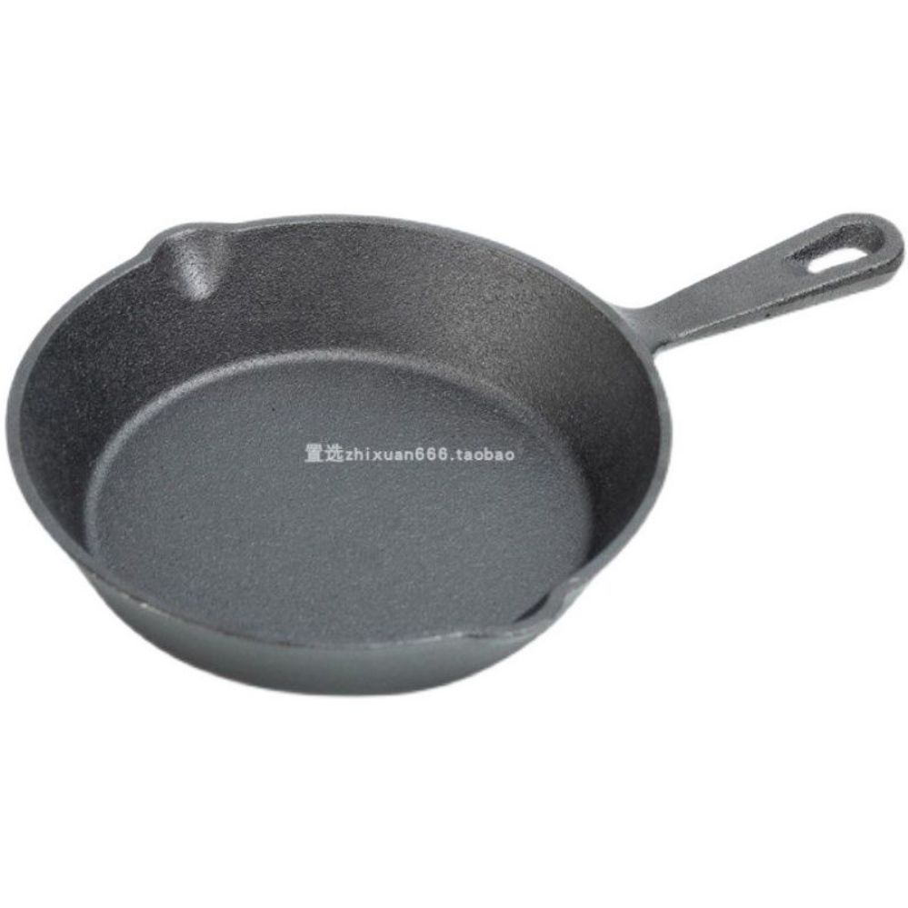 무쇠주물 10인치 주물팬 후라이팬 18cm 유리 커버 - 상품 이미지