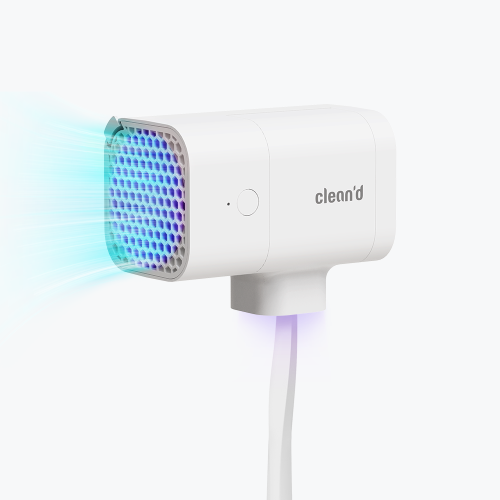 클린디 휴대용 무선 칫솔살균기 윈디 화이트 제품 이미지
