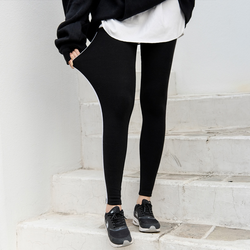 융털 기모 따뜻한 라인레깅스 여성 쫀쫀템 원데이핏 ONeday fit - 상품 이미지