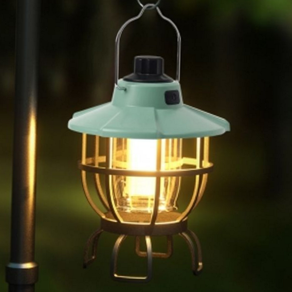 레트로 캠핑 랜턴 휴대용 led 캠핑 랜턴 텐트 조명 - 상품 이미지