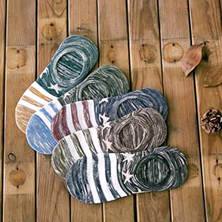 자사 협력업체 남성 실리콘 페이크삭스 5개입 남자 양말 소득 물 커버 발목 유니크 패션 운동화 기능