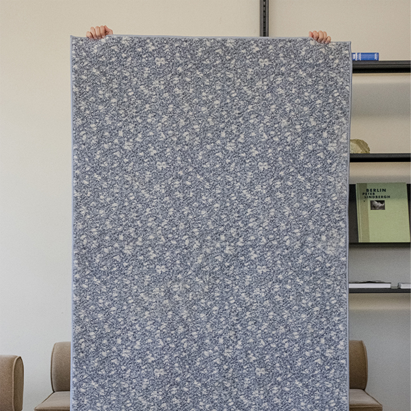 그레인미스트 포그니 러그 단일 색상, 100x150cm - 상세 이미지 3