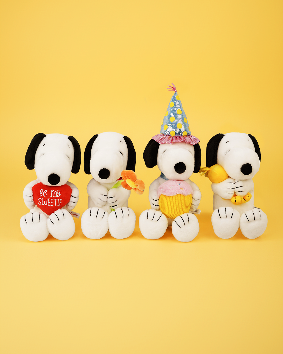 [스페셜 에디션] 스누피 커스텀 봉제 인형 우주인 허그 생일축하 꽃을 든 스누피 - 상세 이미지 5