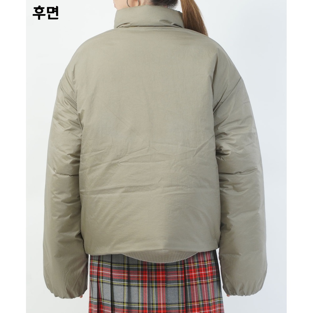 단톤 파텍스 스탠드카라 여성 숏패딩 방한 자켓 DT-A0703PRD 네이비 S 이미지 7
