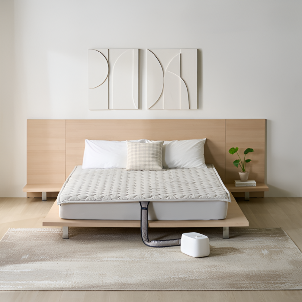 경동나비엔 온수매트 거실 침대용 온수 숙면매트 슬림형 퀸 EQM340-QS, 145x195cm - 상세 이미지 2