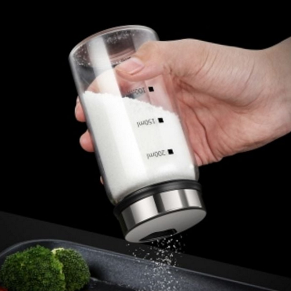 회전형 내열 유리 양념통 스텐 내열 유리 조미료 200ml 소스통 - 상품 이미지