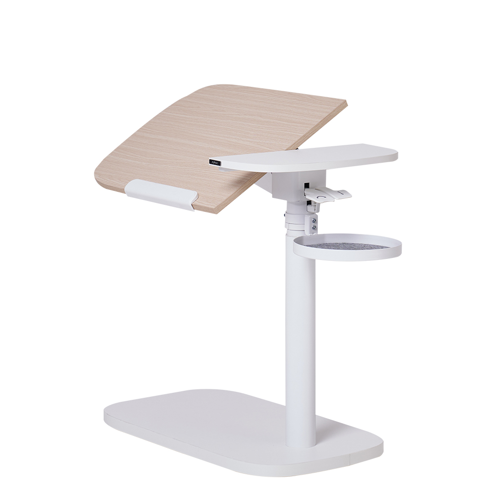 에이픽스 이동식 높이조절 모션데스크 각도조절 침대 소파 사이드테이블 MT003