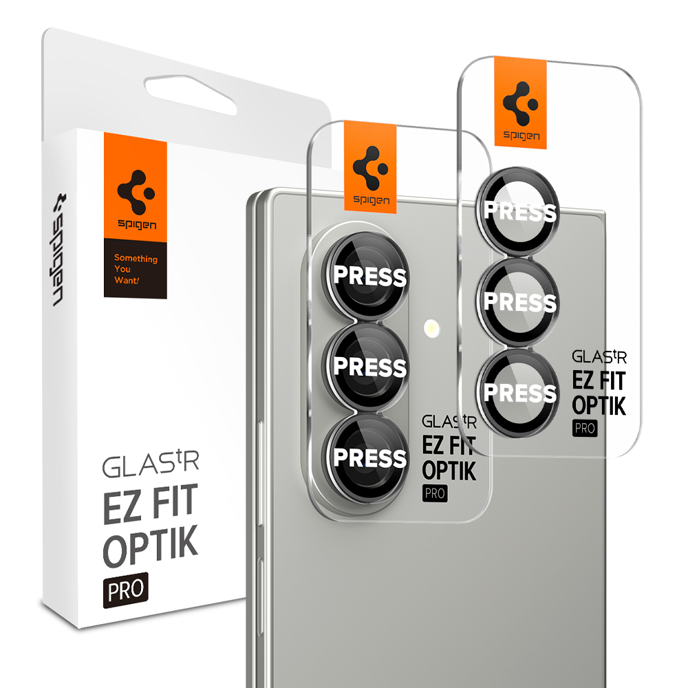 슈피겐 갤럭시 카메라 렌즈 보호 강화유리 필름 글라스tR 옵틱 프로 갤럭시Z 폴드7, 2매입