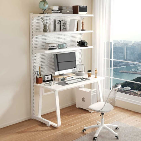 지그재마켓 협력사 셋업 선반 타공판 컴퓨터 공부 타공 앵글 등판 책상