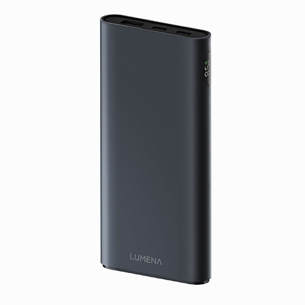 루메나 보조배터리 PQ10 고속 급속 충전 대용량 10000mah 인디고 블랙 - 상품 이미지