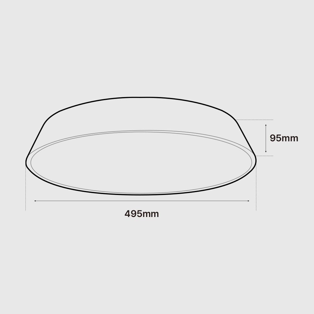 LED 방등 천장조명 전등교체 인테리어 조명 포투나 60W - 상세 이미지 5