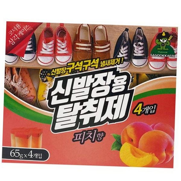 피치향 신발장용 탈취제 악취제거 냄새 습기제거 방향제 수납장 현관 - 상품 이미지