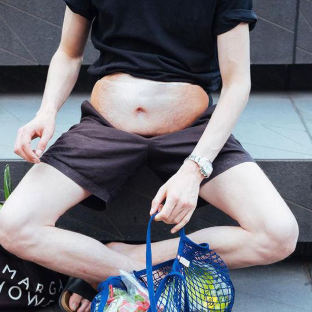 뱃살힙색 뱃살가방 힙백 웃긴선물 쓸모없는 쓸데없는 쓸없선 이미지 7