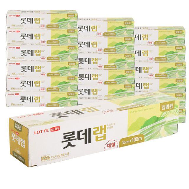 (BOX)랩(pvc )30cm x 100M_20개입 - 메인 이미지