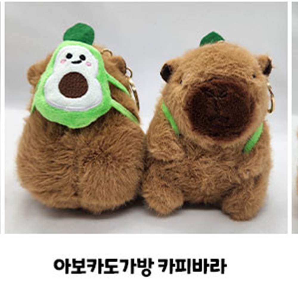 카피바라키링 열쇠고리 가방꾸미기 가꾸 봉제 가방키링인형 - 상세 이미지 5